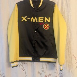 X-Men Black and Yellow Varsity Jacket